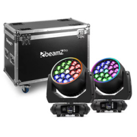 2-in-1 flight case for 19x40w Bee Eye Moving head Light